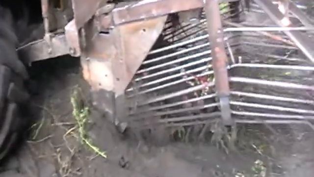 самодельный трактор картофелекопалка 2012 г..