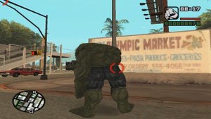 ОБЗОР МОДОВ В GTA SAN ANDREAS - Hulk Mod v2.1 [#8]