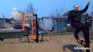Вечерняя зарядка во время прогулки🥰 👍🎼