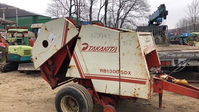 Пресс-подборщик Takakita RB1300SDX N 752 смотреть онлайн