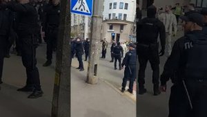 Украина. Битва в Киеве. неонацисты против ЛГБТ и полицаев 5