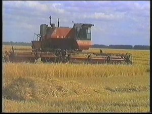 Уборка урожая Клепечиха 2004г