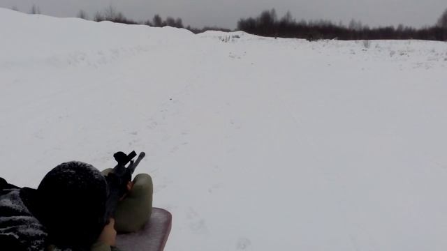 ВПО 222 9,6*53 ланкастер . Тест на пробитие на 100м смотреть онлайн