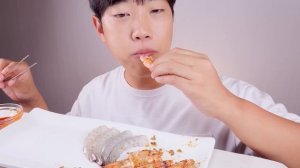 생새우 와 마늘버터구이 리얼사운드 먹방 | 새우라면 | Raw shrimp Eating show MUKBANG ASMR Ramen
