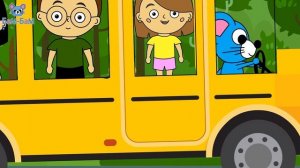 Колеса у автобуса, Детские песни, Kids Nursery Rhymes, Wheels on the Bus