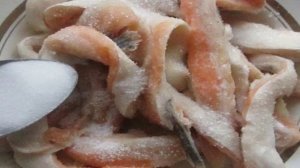 Малосольная семга в домашних условиях