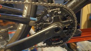 Shimano XT Di2 with 11-46T cassette on SuperSix Evo road bike