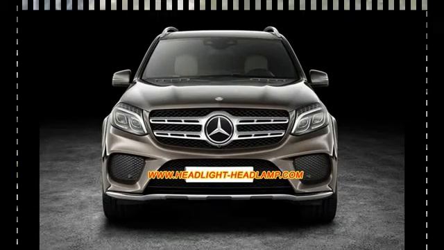 Mercedes GLS LED Headlight Lens Cover GLS450 GLS63 AMG Headlamp Plastic Covers Replace смотреть онлайн