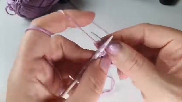Lesson 6.Rib stitch 1x1.2 types of twisted stitch.Урок 6. Резинка 1х1.Резинка со скрещенными петлям