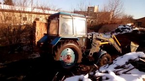 Мтз 82 кун,погрузка...