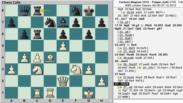 Learning English Opening Strategies in Chess with Carlsen vs Polgar