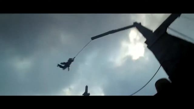 Jack Sparrow swinging from a chandelier to the song chandelier while its also a epic music video