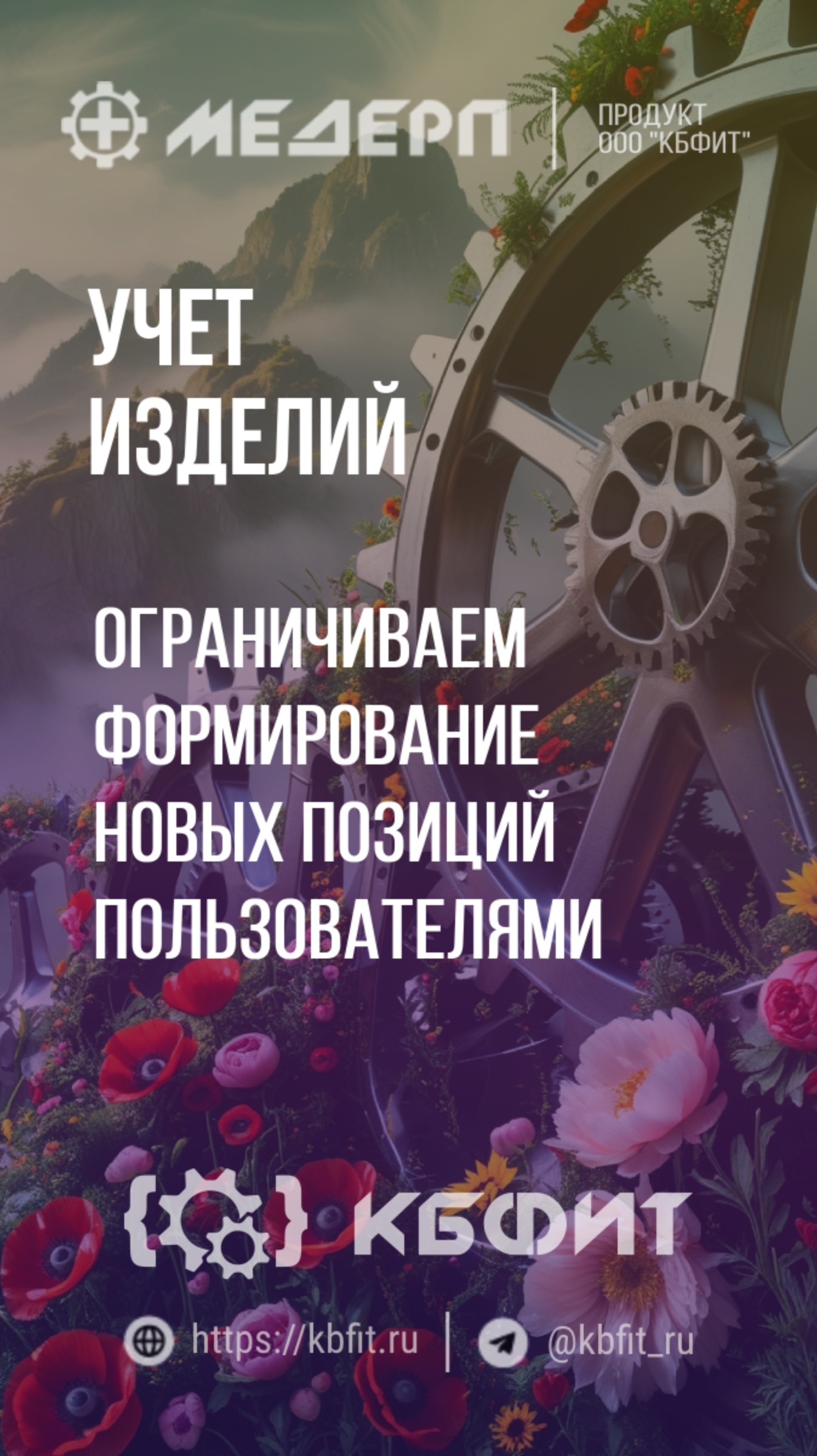КБФИТ: МЕДЕРП. Учет изделий: Ограничиваем формирование новых позиций пользователями