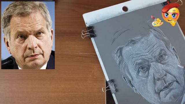 Рисуем Президента Финляндии смотреть онлайн