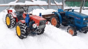 TZ-4K-14 двигатель IFA 2VD и Hinomoto E14D