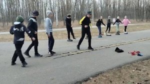 30.03.2023 Тренировка по биатлону с Иваном Николаевичем Пичужкиным