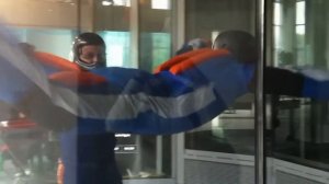 Первый "полет" в аэродинамической трубе FlyStation