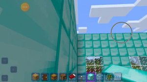 Очень быстро построил в Майнкрафте большой алмазный дом 🏠