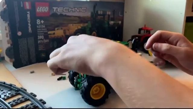 Lego speed build John Deere tractor