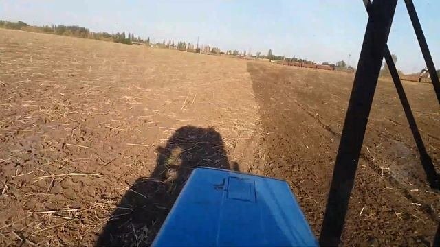 Предпосевная дисковка подсолнечника.