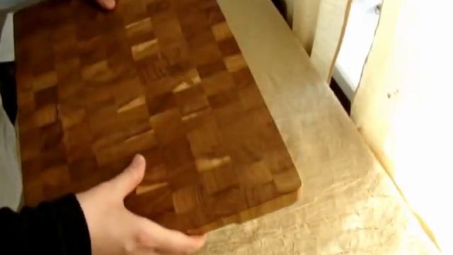 Unboxing Торцевая разделочная доска!