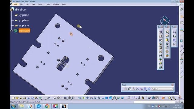 Free Internship for Mechanical Engineers | Part 63 | Design Stroke End Block - Catia V5