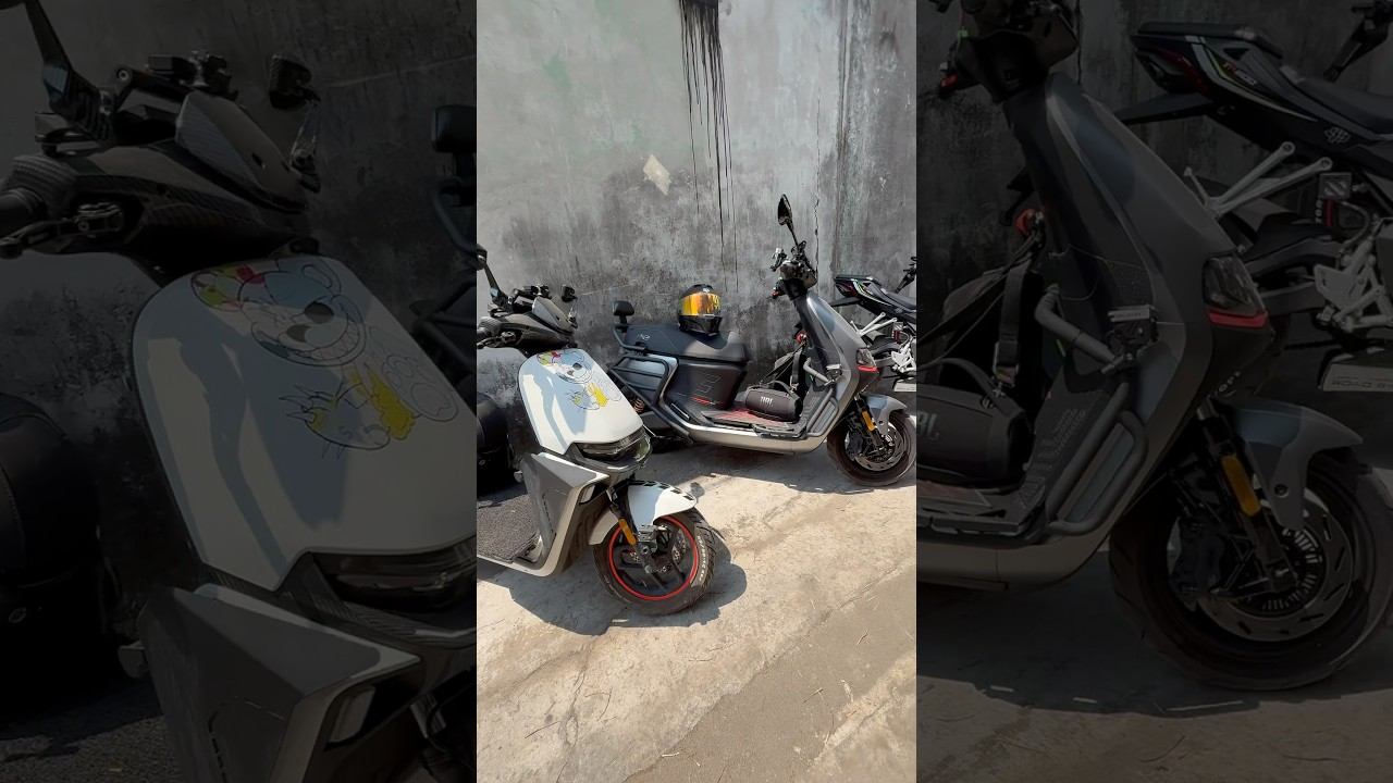 Скромный мотопарк #m95c #e300pmk2 #aprilia #ninebot #moto #electricscooter