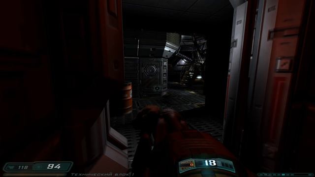 Doom 3 (HD 1080p 60 fps) прохождение на русском - Центр связи #11