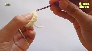 How to Crochet Frangipani Flower Hair Clip 🌺 | Easy for Begginers | Crochet Ideas
