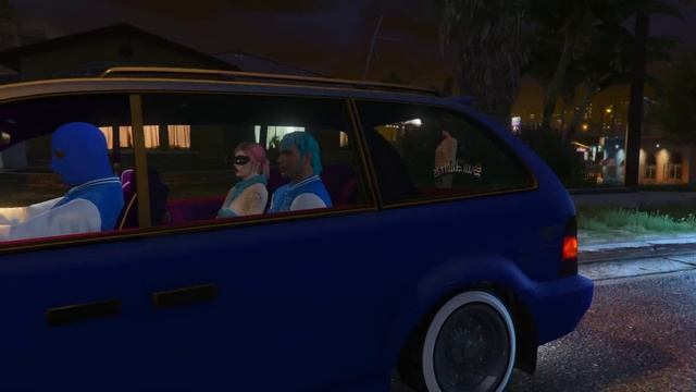 GTA 5 ONLINE - BOYZ N THE HOOD! BLOODS VS CRIPS 🔴🔵 смотреть онлайн