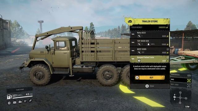 Supply Crates & C-26/31 Tractor Mod Review | Snowrunner 4K