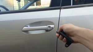 как с помощью ключа открыть или закрыть окна Mercedes w211