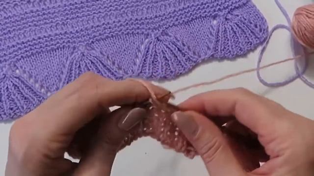 ЛЕГКИЙ ЛЕТНИЙ ДЖЕМПЕР СПИЦАМИ ЭКСПРЕСС МК описание вязания ажурный узор спицами вязаная мода смотреть онлайн