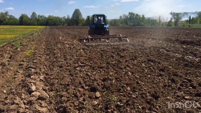 Культиватор модернизированный КПЭ 3,8 + трактор МТЗ 1221. смотреть онлайн