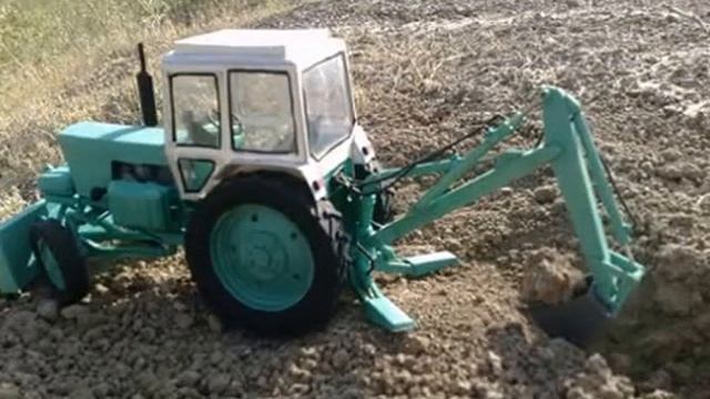 МОДЕЛЬ ЭО 2621 ЭКСКАВАТОР из бумаги и картона. смотреть онлайн