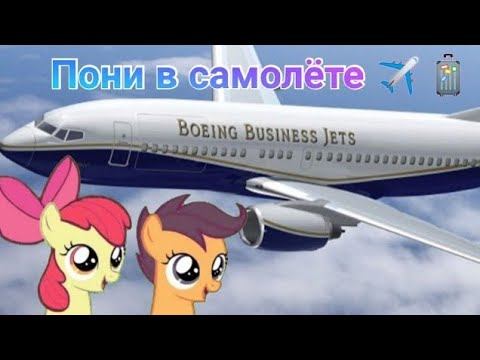 Пони в самолёте✈️ смотреть онлайн