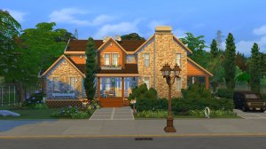 Большой семейный дом / СТРОИТЕЛЬСТВО THE SIMS 4 / Mulena Sims 4 / FAMILY HOME