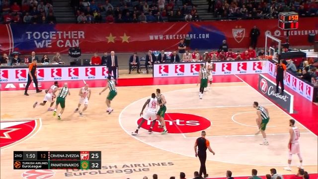 Euroleague R23: Crvena zvezda mts - Panathinaikos | Kevin Xavier Punter - Player of the Game смотреть онлайн