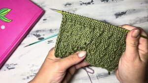 Простой рельефный узор спицами для вязания кардиганов, жилетов, джемперов, шапок