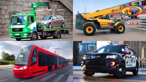 Изучаем транспорт и строительную спецтехнику. Развивающее видео