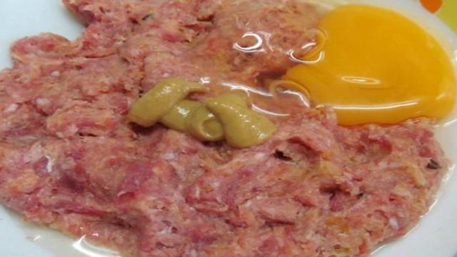 Котлета с начинкой