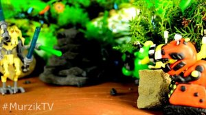 ДИНОЗАВРЫ машинки роботы - ДИНОТРАКС в Мире Юрского переода. Все серии подряд 1-5 серии