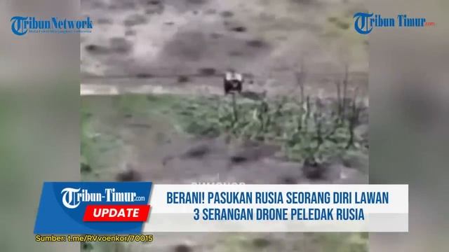 Tak Takut Gempuran Drone Ukraina , Pasukan Rusia Seorang Diri Melawan! смотреть онлайн