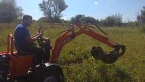 Прицепной мини экскаватор STRONG-1000