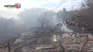 В Мелекино масштабный пожар