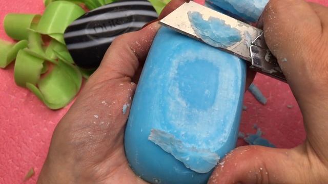 ASMR Soap soft dry cut Triggers АСМР Мыло сухое мягкое режу Триггеры.