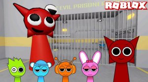 Sprunki Mroona Играет Mroona Prison Run Obby в РОБЛОКС | Incredibox Sprunki |Hard Mode | Gameplay