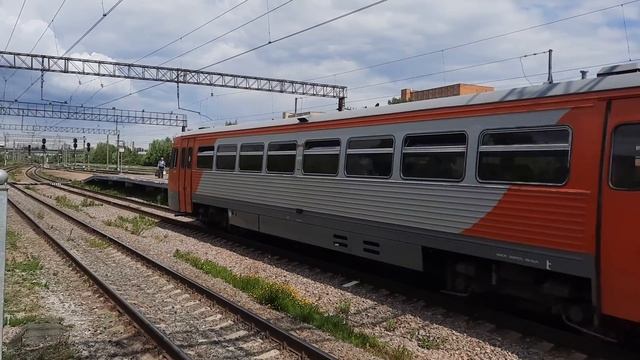 Прибытие и отправление РА1-0056 №6673/6674 Великий Новгород - Рогавка!