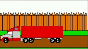 Мультик - раскраска про машинки. Учим цвета. Раскрашиваем Автокран и Фуру
