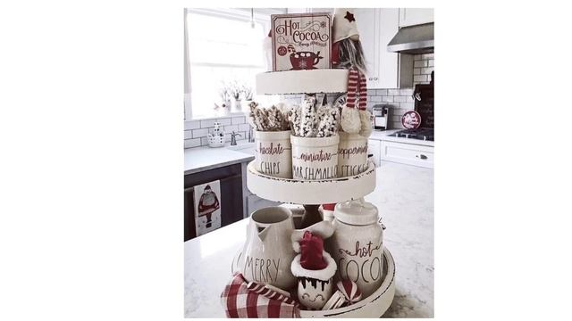 DIY Christmas Tiered Tray Ideas смотреть онлайн